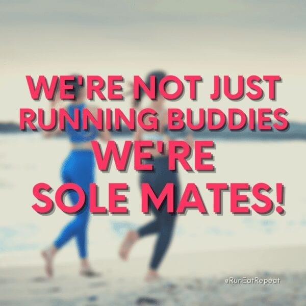 Funny Running Buddy Valentine's Day @RunEatRepeat Instagram