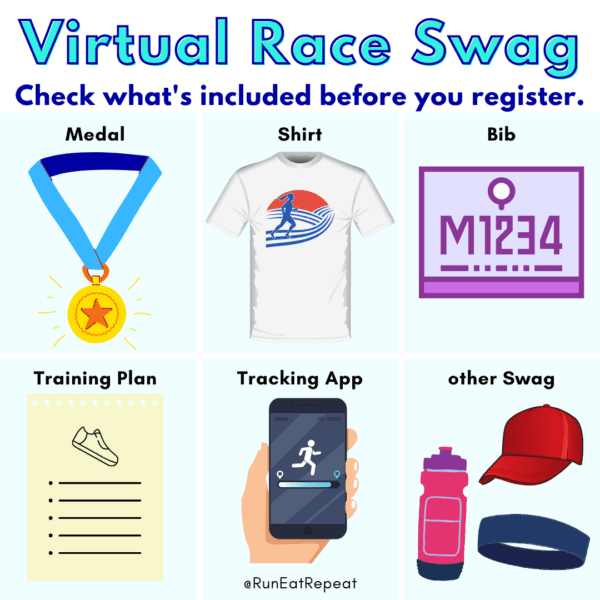 Virtual Races Medals and Shirts