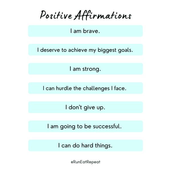 Positive affirmations for runners