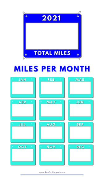 Running Miles Instagram Story Template 