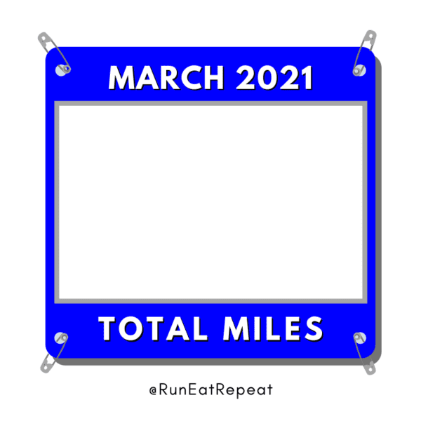 Total Miles Running Instagram Template