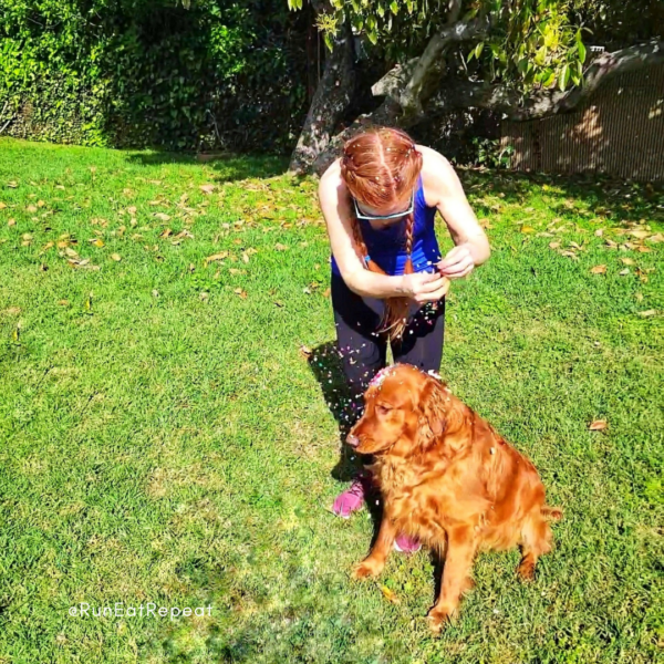 Red Golden Retriever Easter