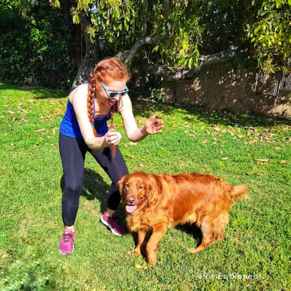 Red Golden Retriever Easter