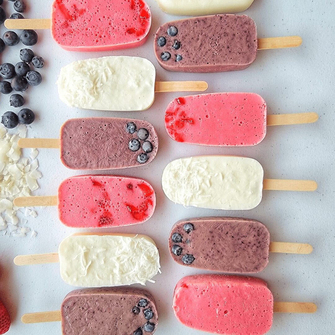 Easy 3 Ingredient Yogurt Popsicles Recipe - Run Eat Repeat