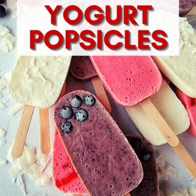 Easy 3 Ingredient Yogurt Popsicles Recipe