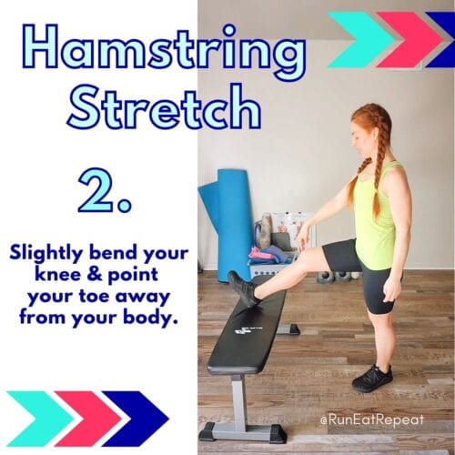 Runner Hamstring Stretch