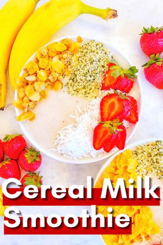 Cereal Milk Smoothie Recipe