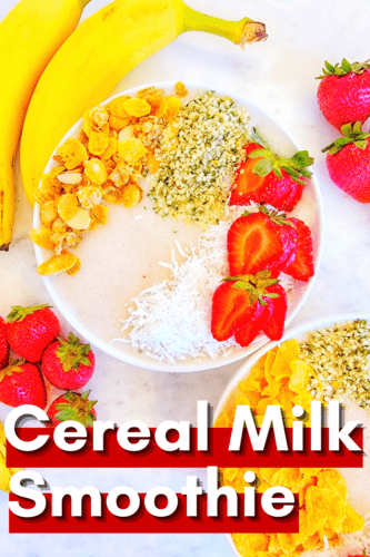 Cereal milk smoothie recipe