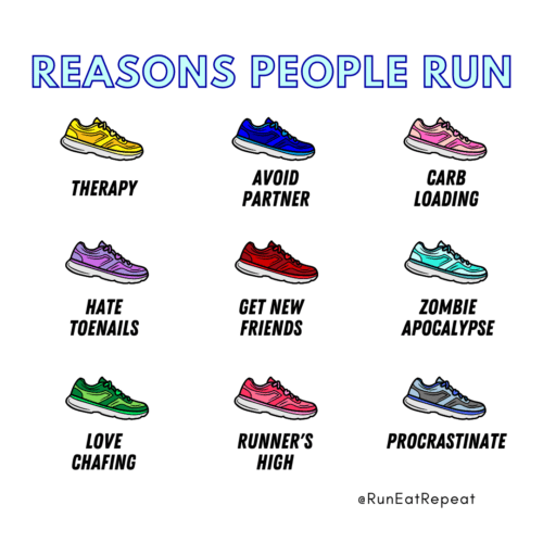 Reasons People Run meme