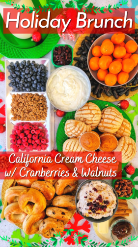 California Cream Cheese with Cranberries and Walnuts - Run Eat Repeat