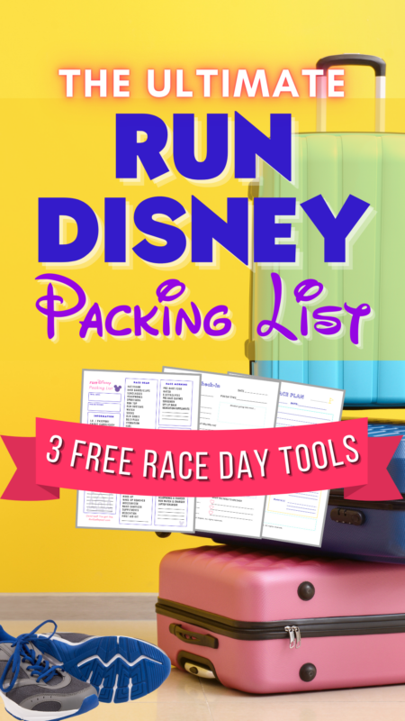 Run Disney Packing List