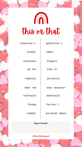 This or that Valentine's Day Story Instagram Runner