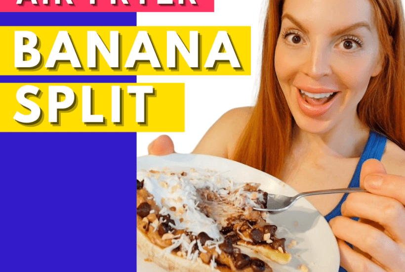 Air Fryer Banana Split Recipe