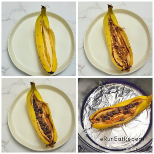 Air Fryer Banana Split Recipe 