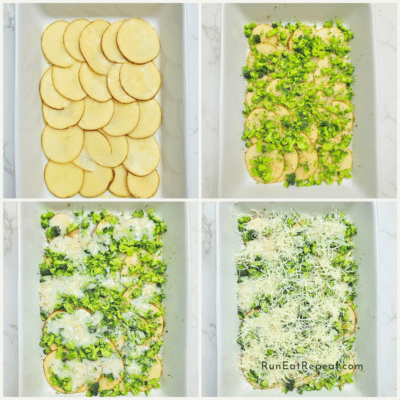 Easy Scalloped Potatoes with Broccoli Recipe - Run Eat Repeat