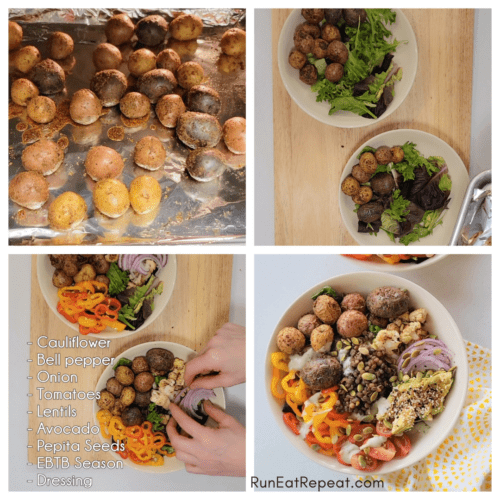 Easy Buddha Bowls with Roasted Potatoes Recipe