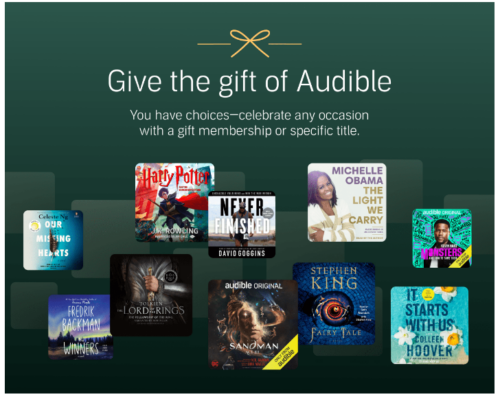 Audible Gift Card Black Friday Sale