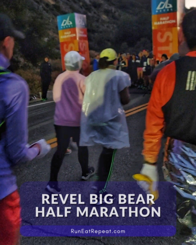 Inicio del resumen de la carrera de medio maratón de Revel Big Bear