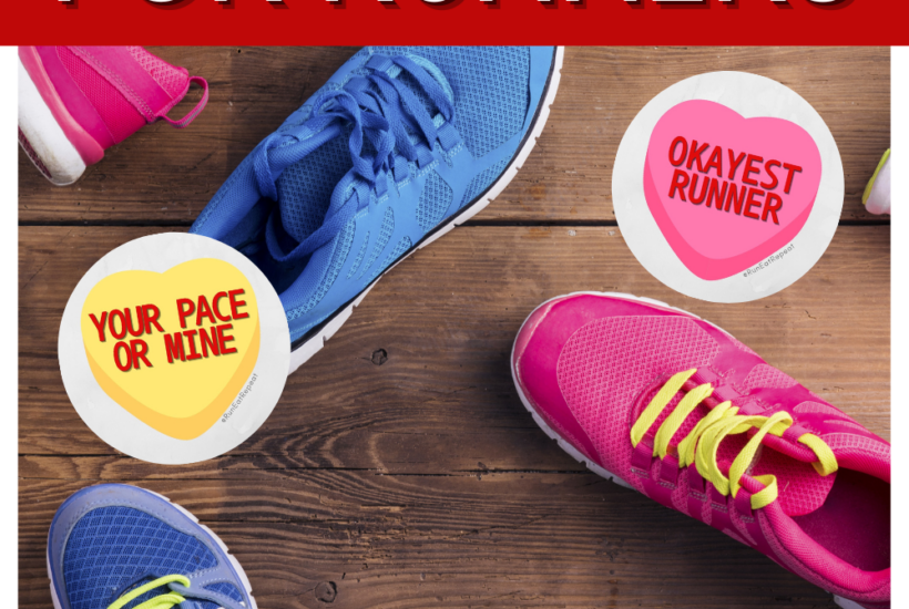 Funny Valentines for Runners Candy Hearts