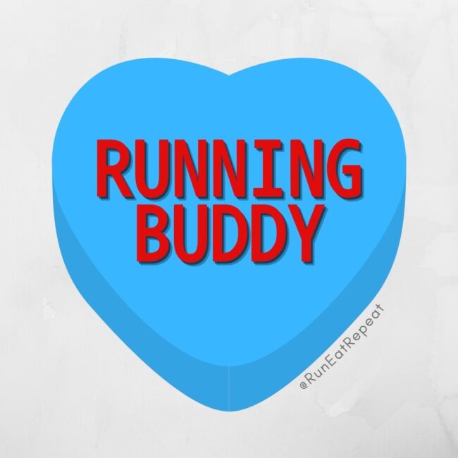 Funny Candy Hearts for Runners