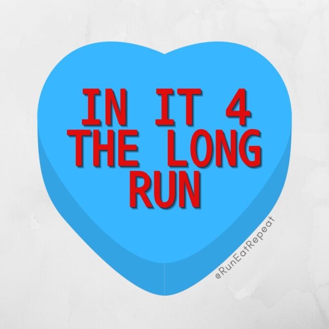 Funny Candy Hearts for Runners Valentine's Day RunEatRepeat.com