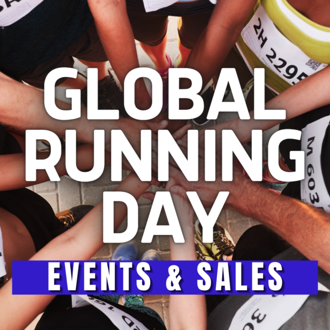 #GlobalRunningDay Sales and Events