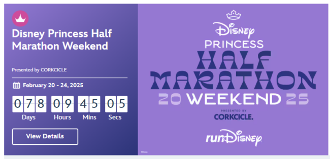 Run Disney Princess Half Marathon 2025