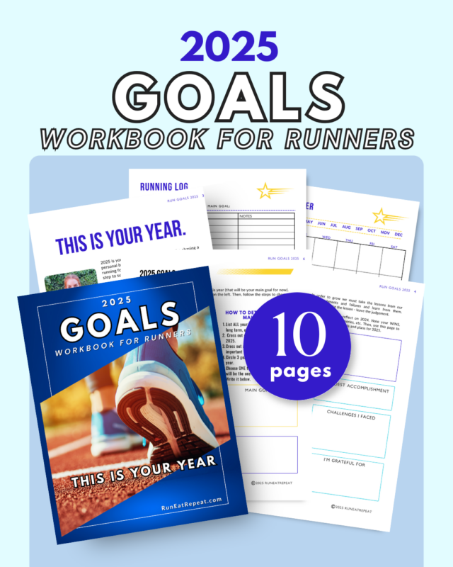 2025 Running Goals Planner free printable