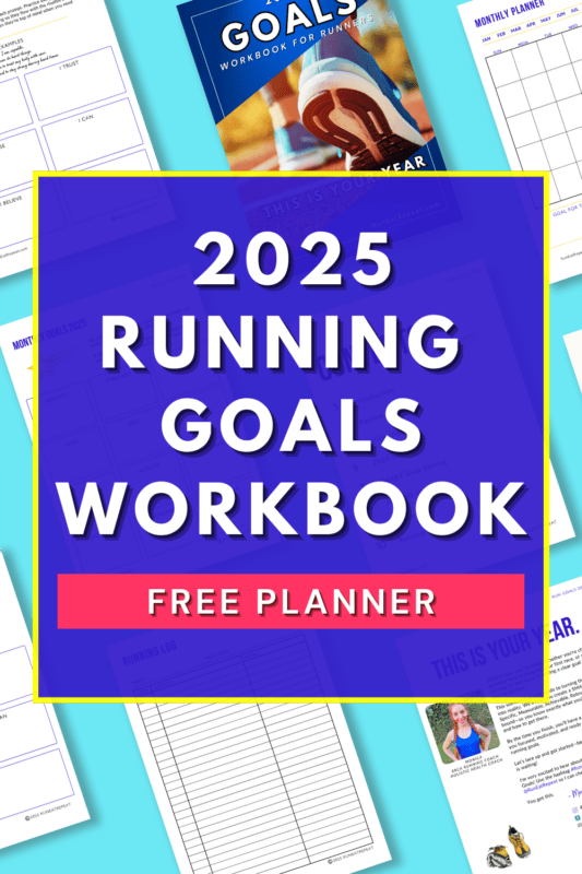 2025 Running Goals workbook free