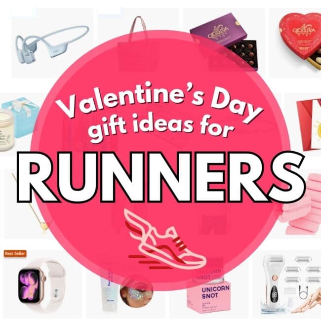 Running headphones, shoes, chocolates, running gift pictures
